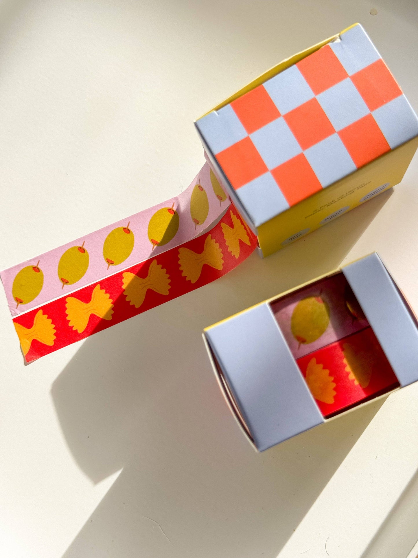 Olive & Pasta Washi Tape Two-Pack