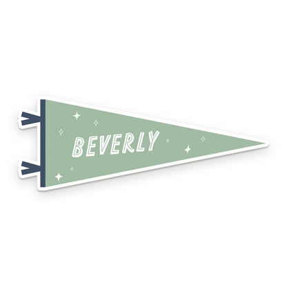 Erie, PA Pennant Flag Sticker