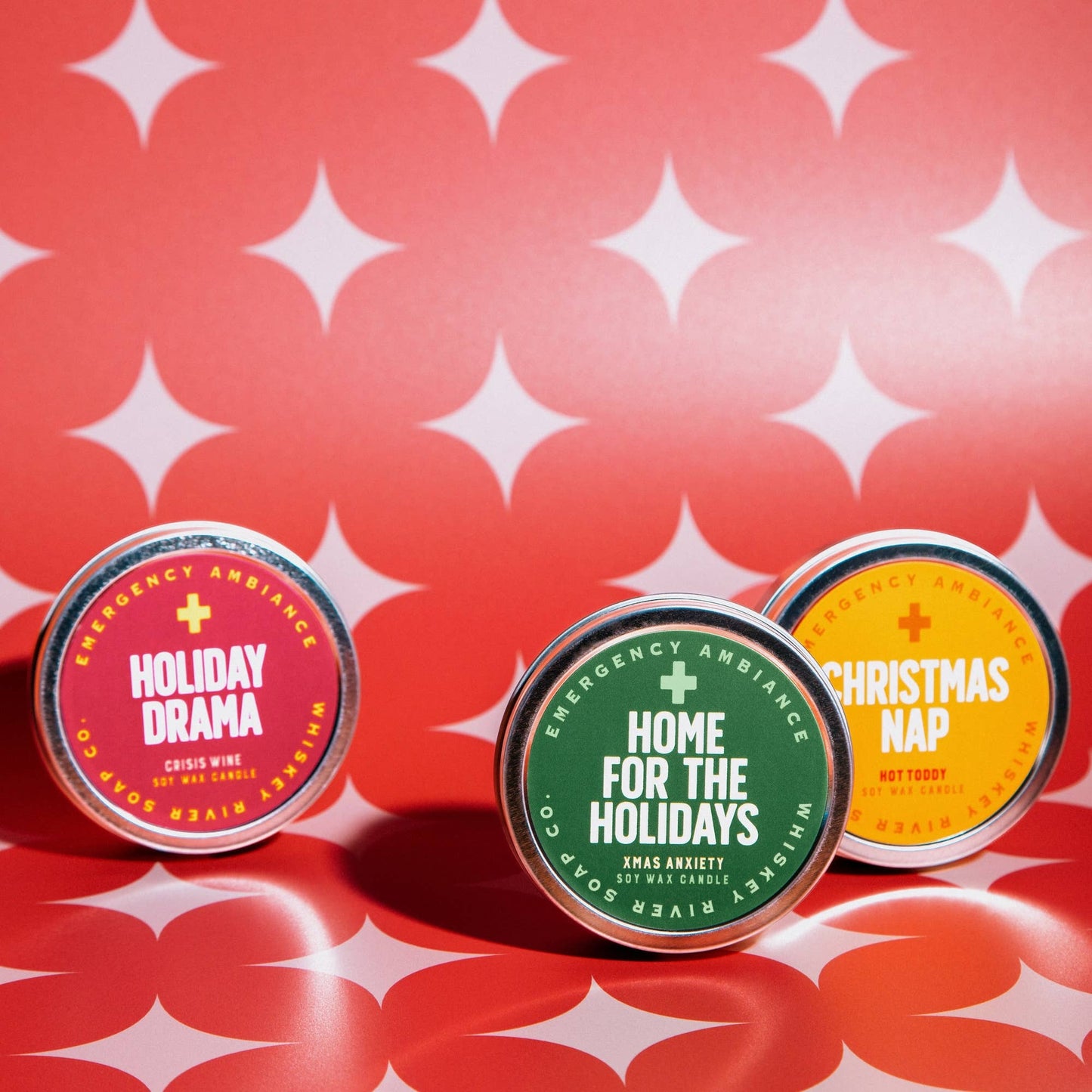 Home for the Holidays Travel Tin | Funny Christmas Candle