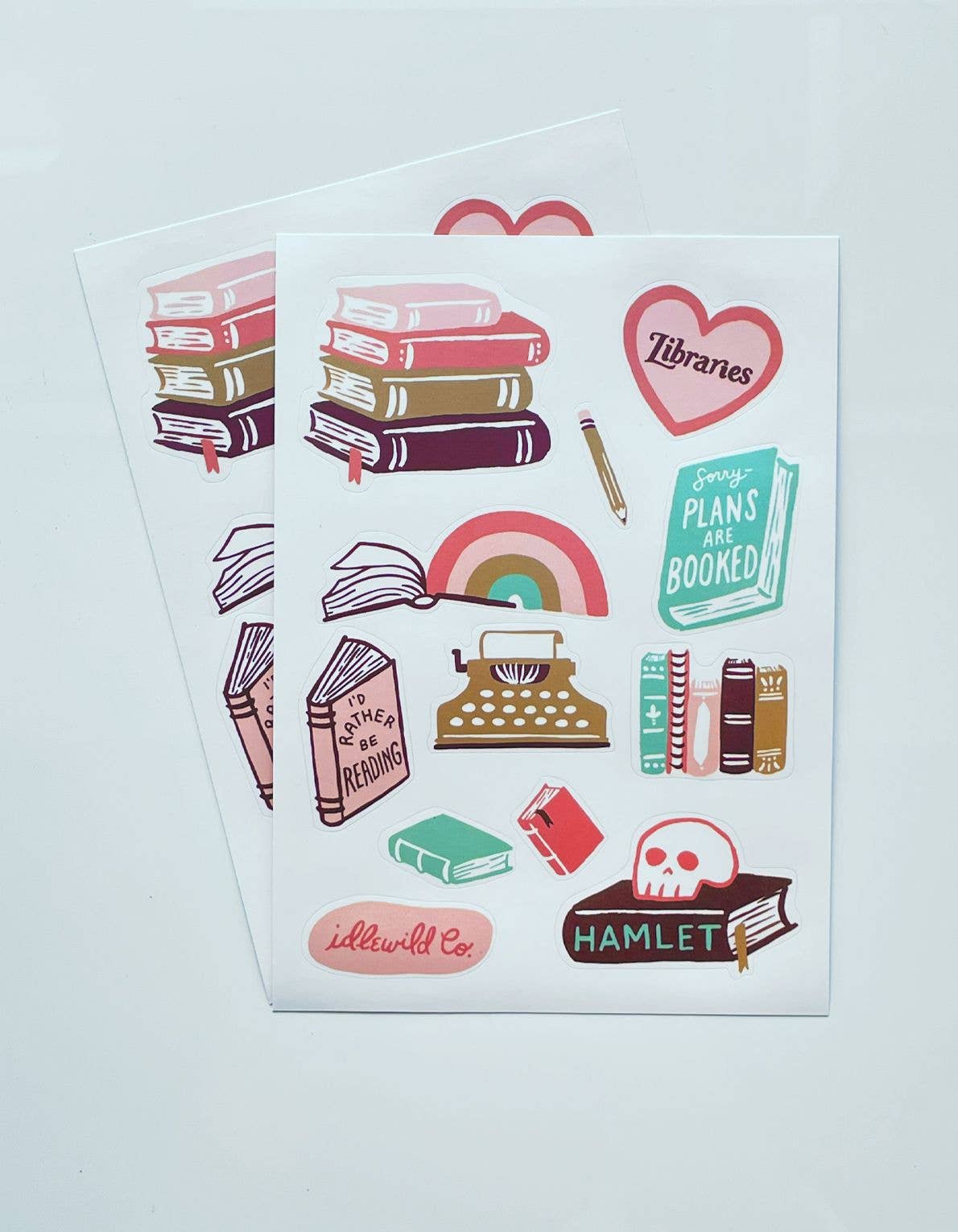 Bibliophile Sticker Sheets