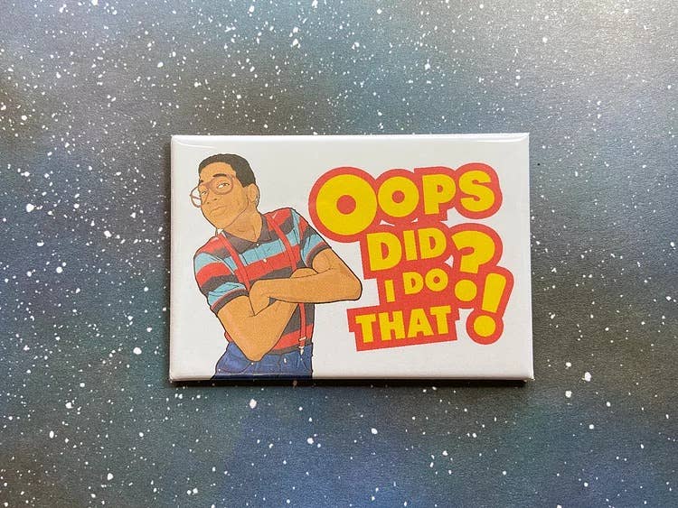 “Oops, Did I Do That?” Urkel Souvenir Magnet