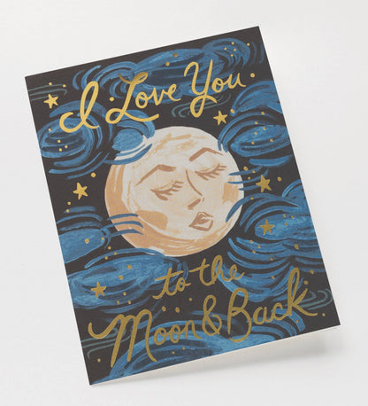 To the Moon and Back Valentine's Day Card