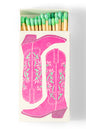 Pink Cowgirl Boots | Fun & Fancy Safety Matches