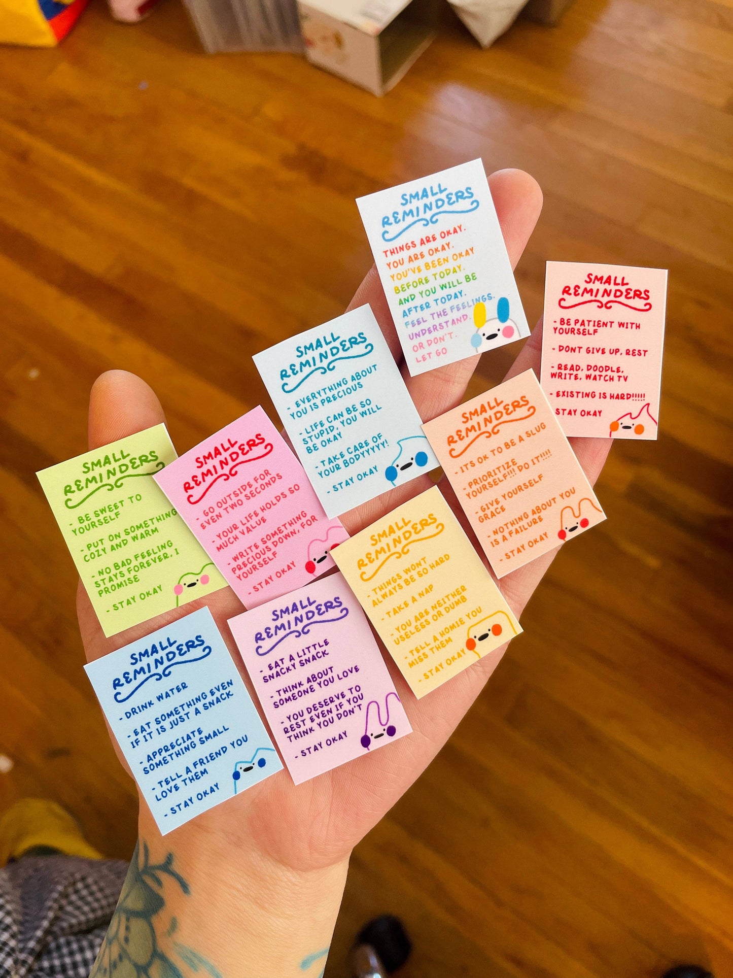 Small Reminders Mini Prints or Stickers <3
