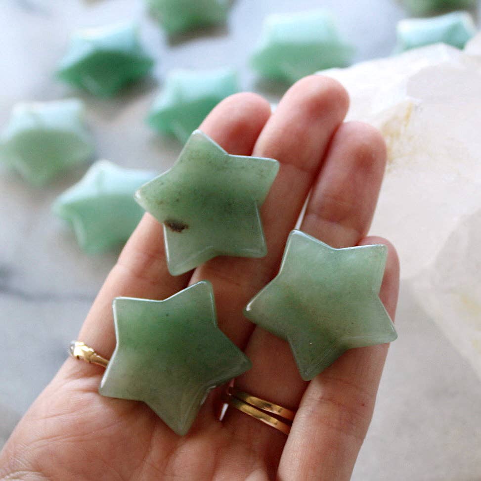 Green Aventurine Star (Crystals & Stones)