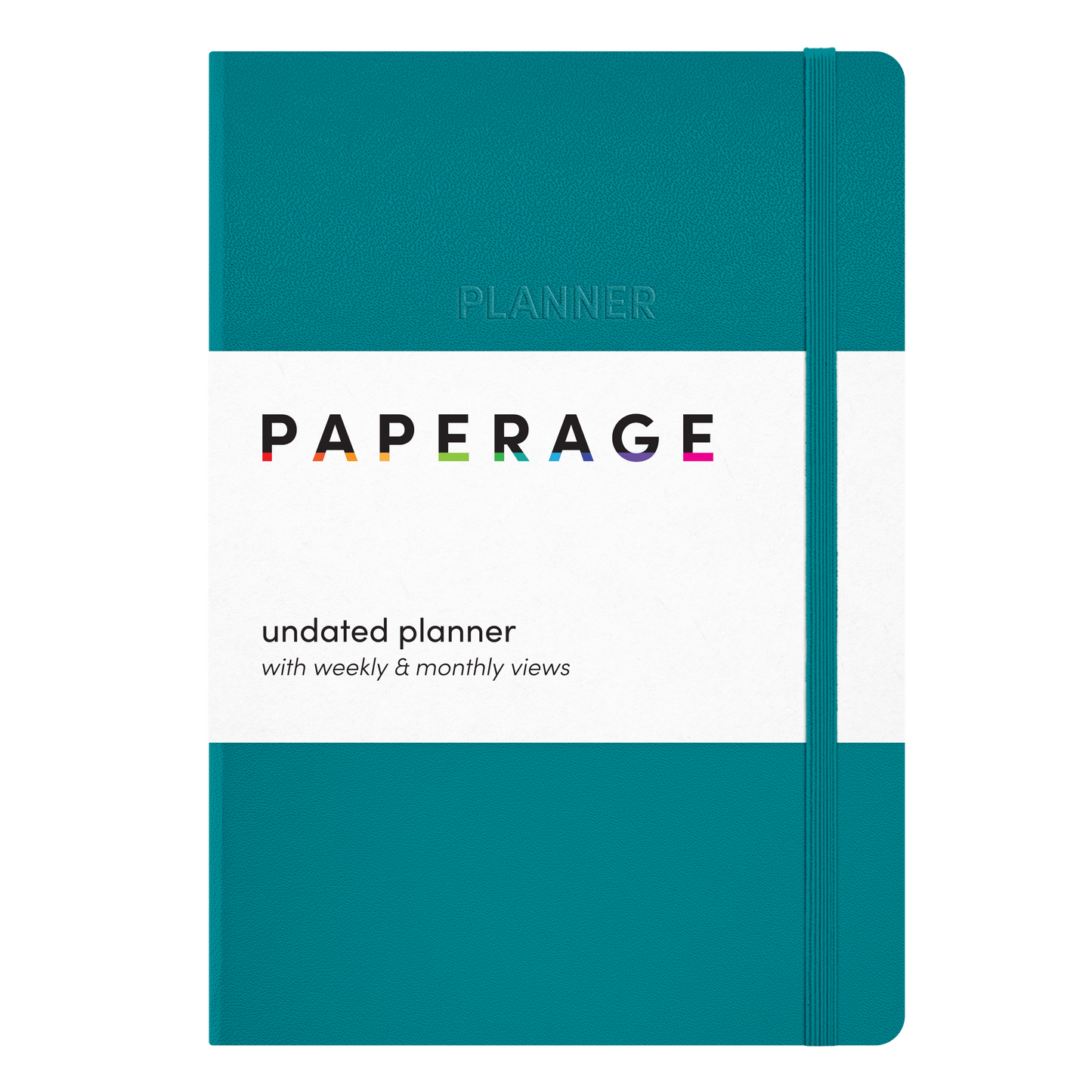 Undated Casebound Planner with Weekly & Monthly Views