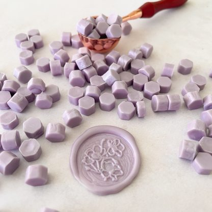 Soft Lilac Sealing Wax Beads | Plastic Free Wax Seal Beads