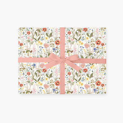 WILD FLOWERS | Double Sided Wrapping Paper