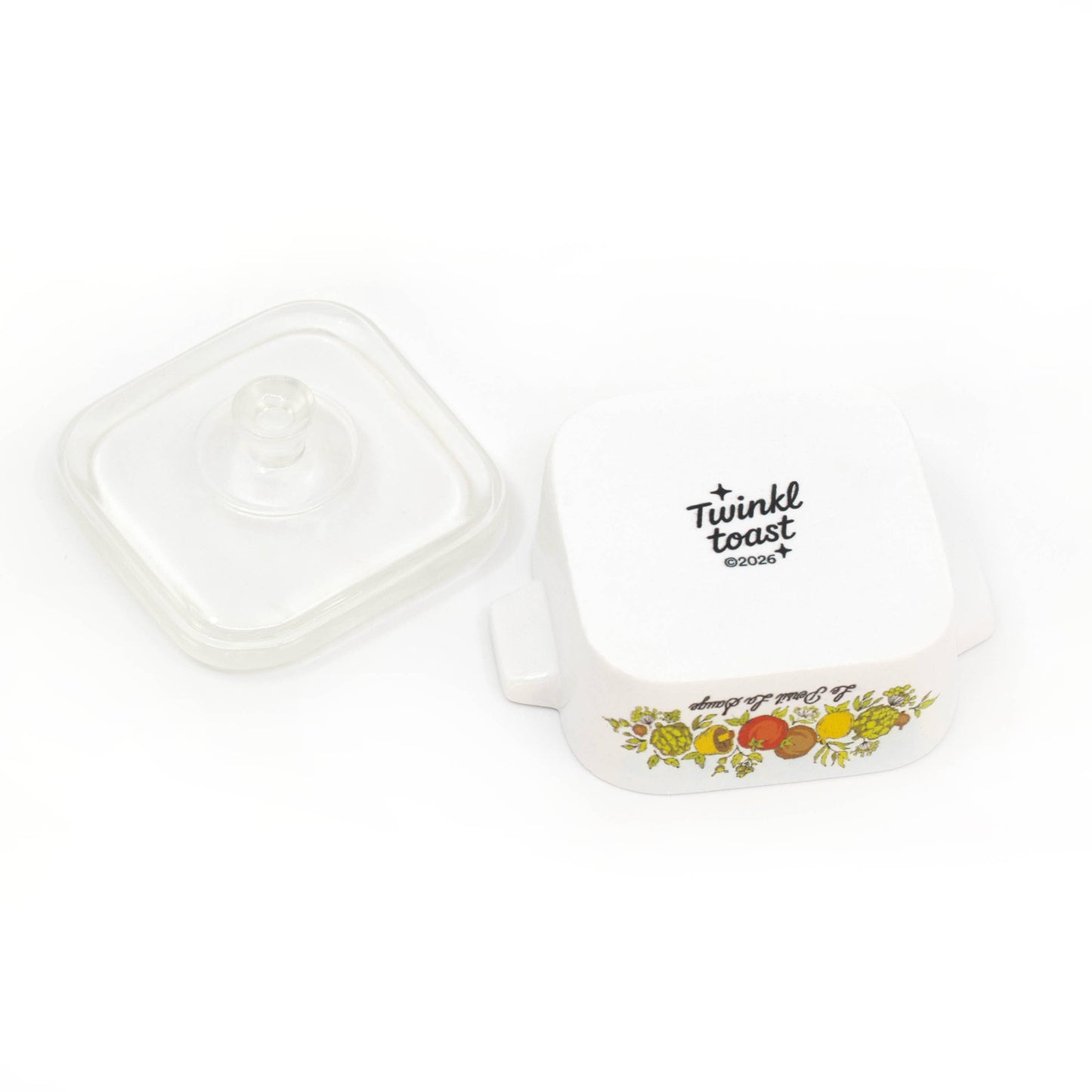 Spice of Life Trinket Box – Corning Ware–Inspired Mini Dish