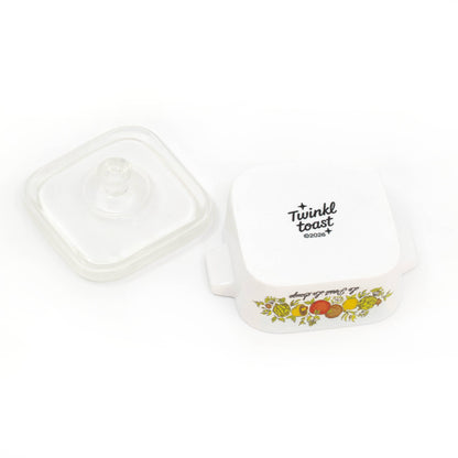 Spice of Life Trinket Box – Corning Ware–Inspired Mini Dish