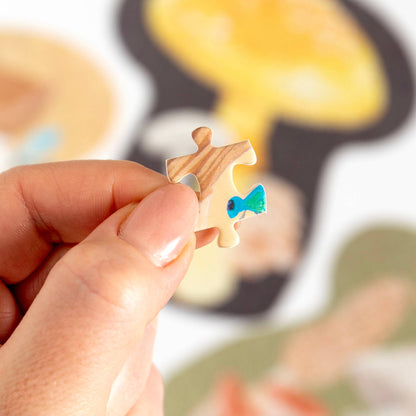 Midnight Flora & Fauna - 100 Piece Jigsaw Puzzles - Set of 3