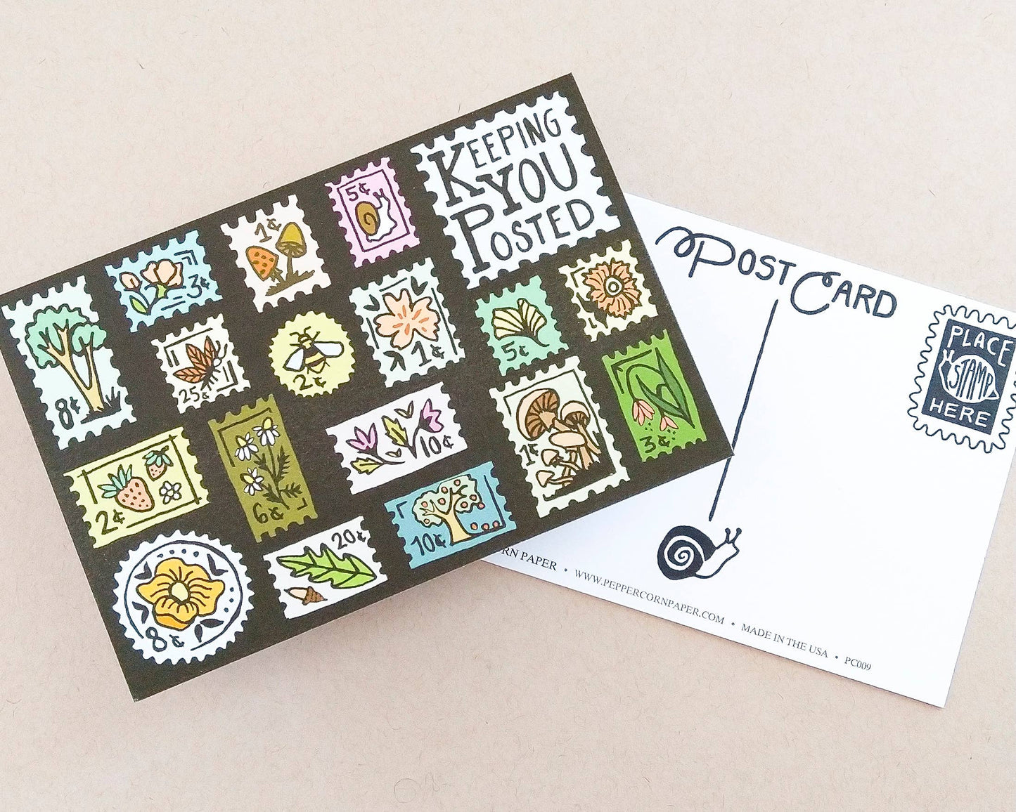 Keeping You Posted Postcard