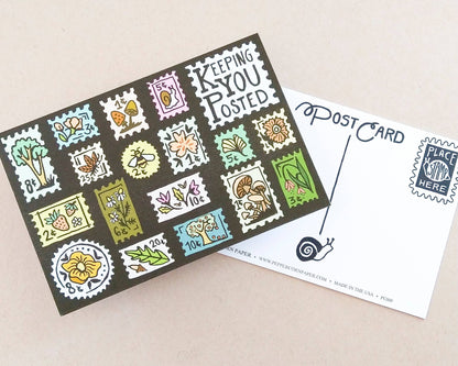 Keeping You Posted Postcard