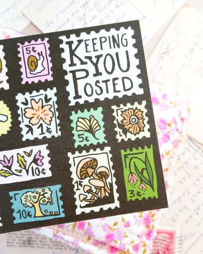 Keeping You Posted Postcard