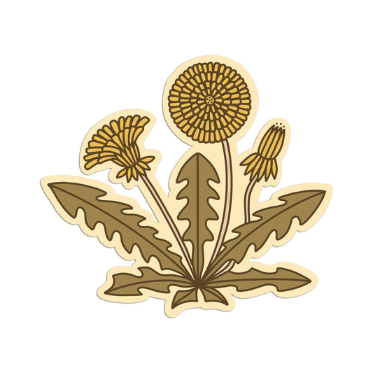 Dandelion Die Cut Sticker