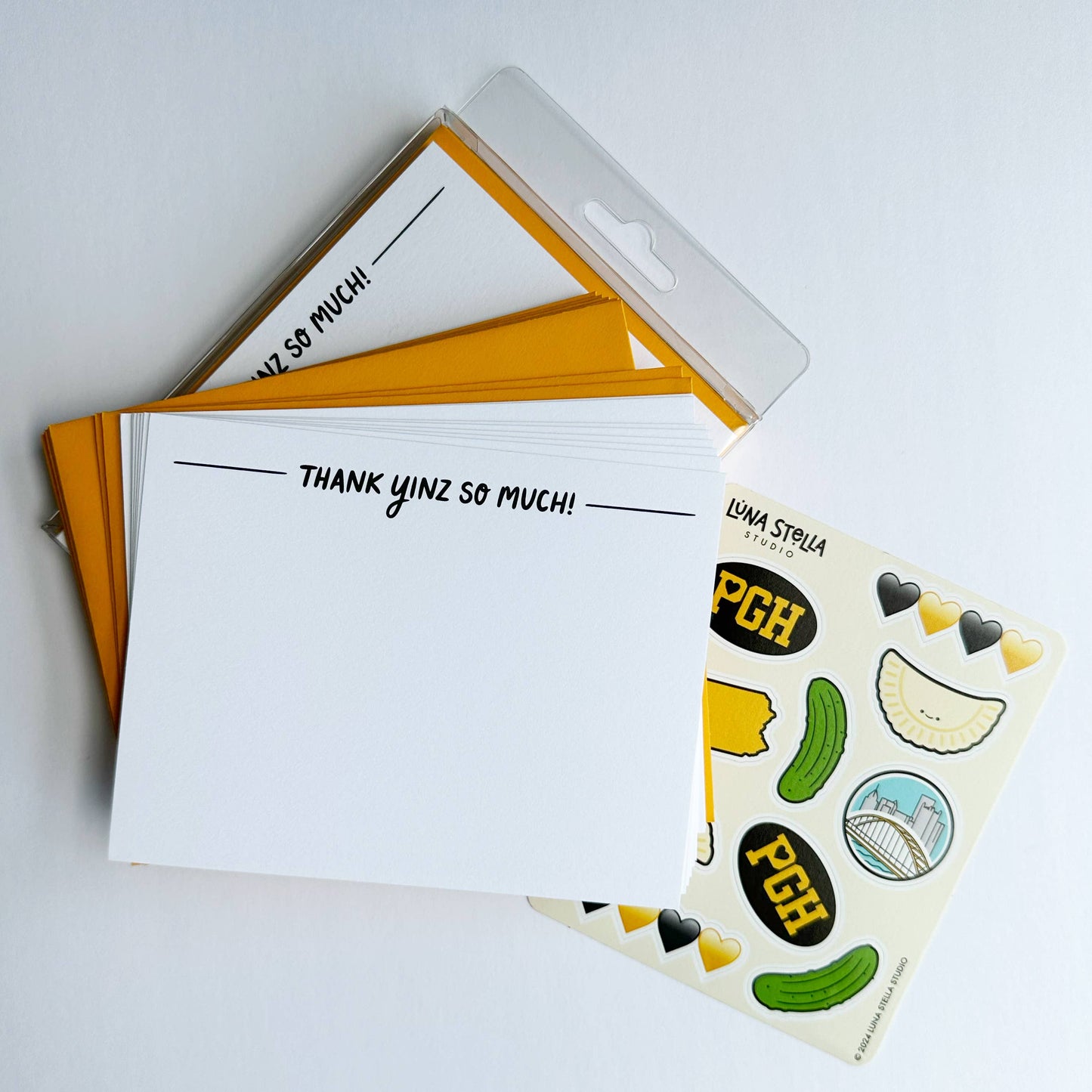 Thank Yinz Pittsburgh Note Cards