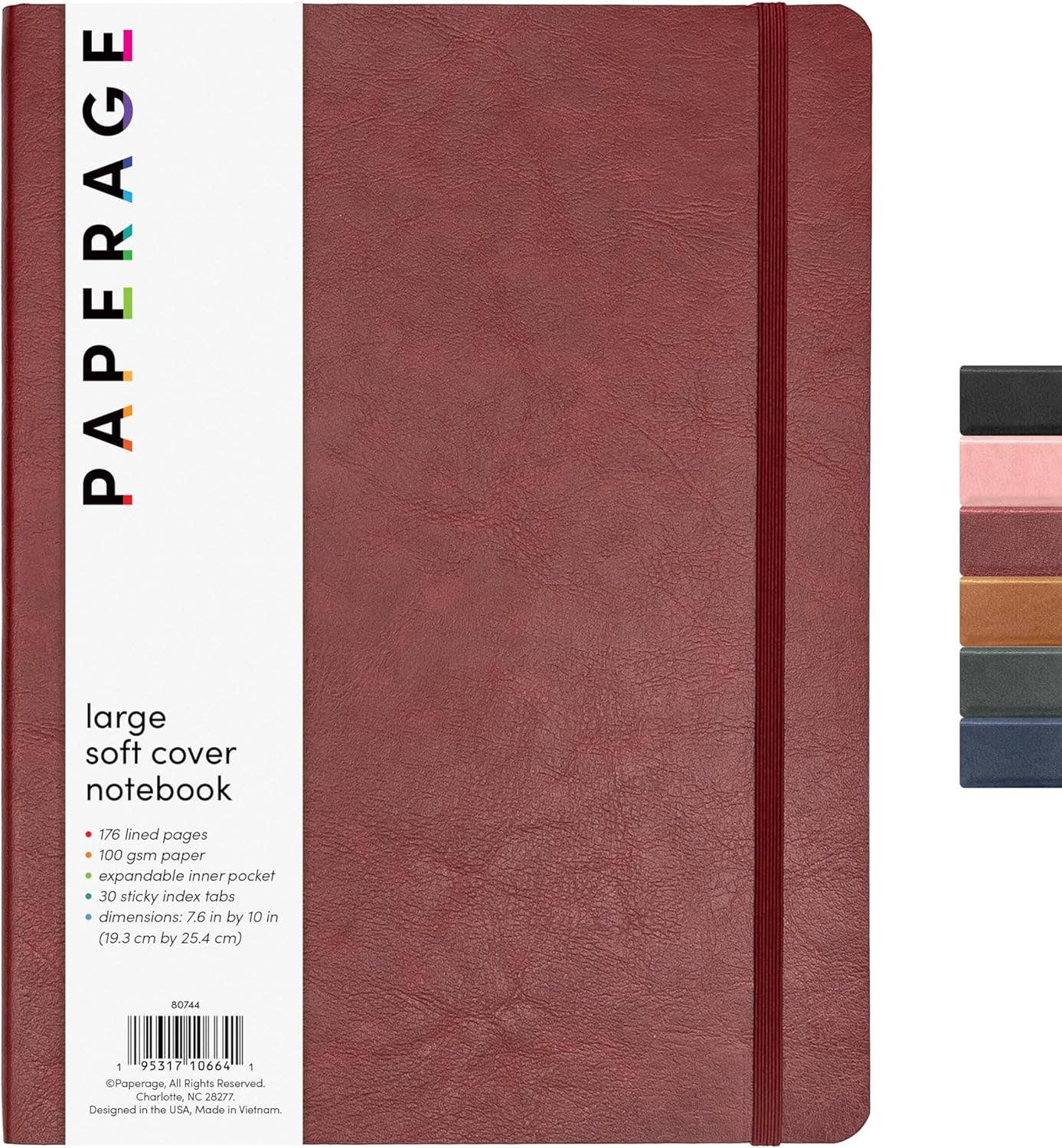 176PG Large Softcover Lined Journal Notebook