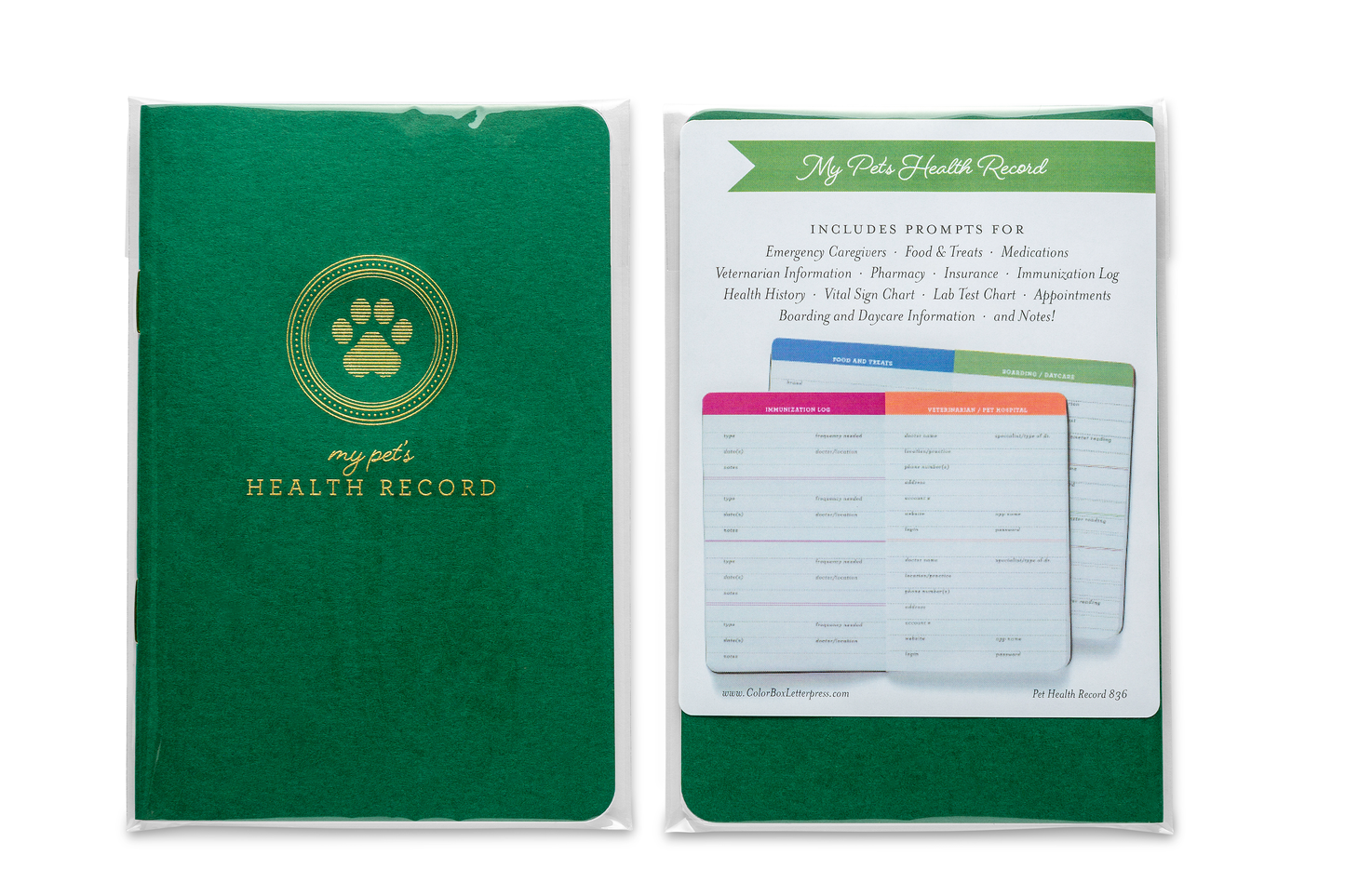 My Pet's Health Record Journal