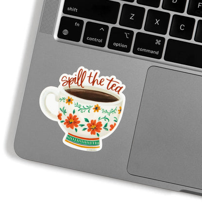 Spill The Tea Decal Sticker