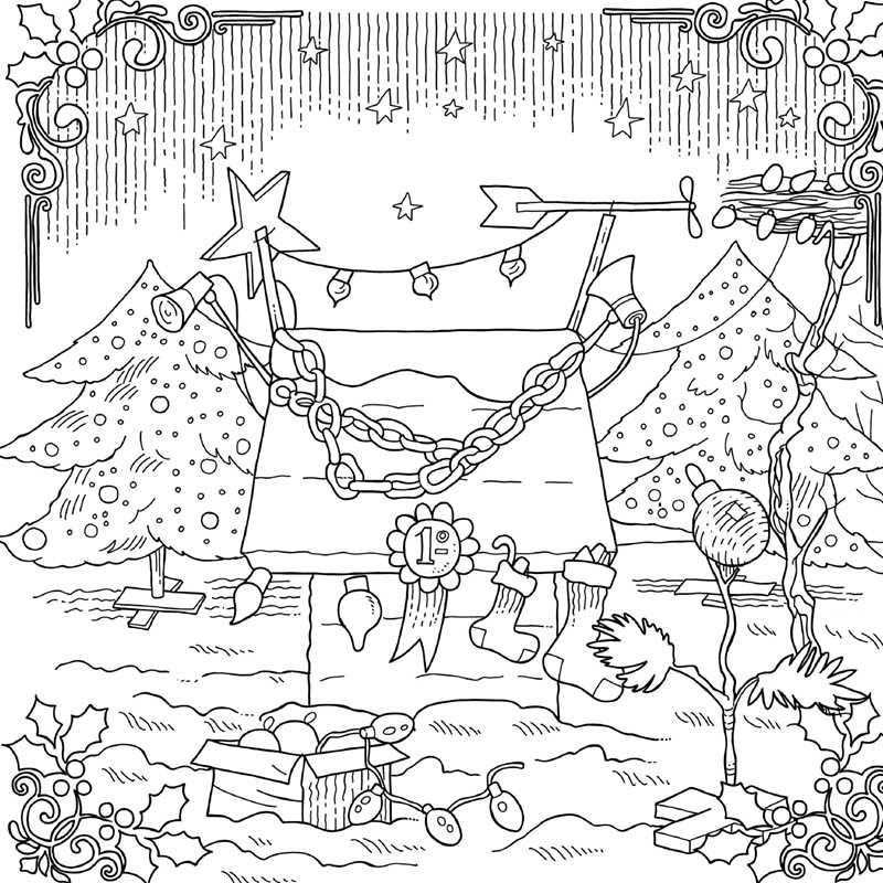 Unofficial Christmas Movie Coloring Book by Valentin Ramon