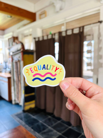 Equality Sticker | Pride | LGBTQ | Anti Racist | Human Right