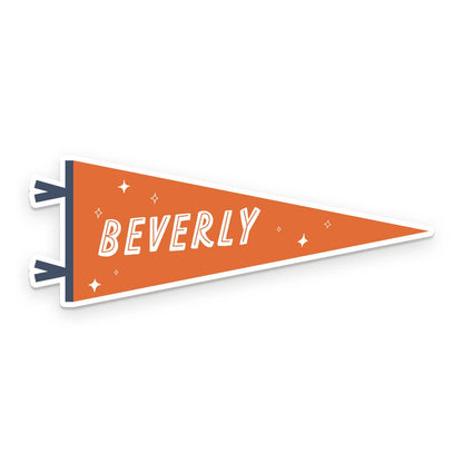 Erie, PA Pennant Flag Sticker