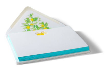 Lemon | Fancy Pants Letterpress Flat Notecards