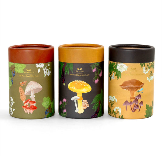 Midnight Flora & Fauna - 100 Piece Jigsaw Puzzles - Set of 3