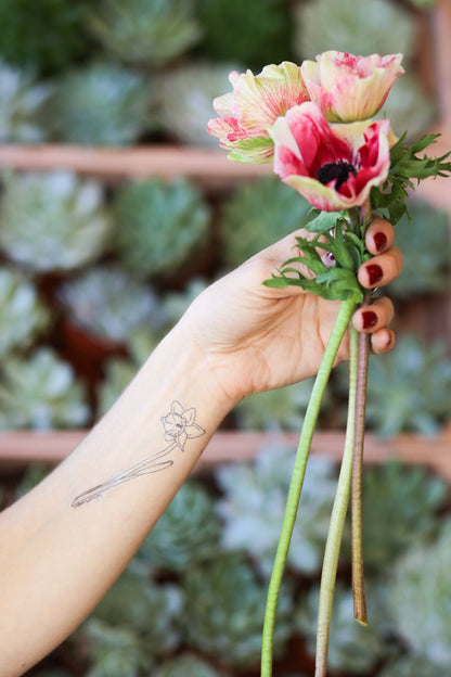 Wholesale WildFlora Floral Temporary Tattoos