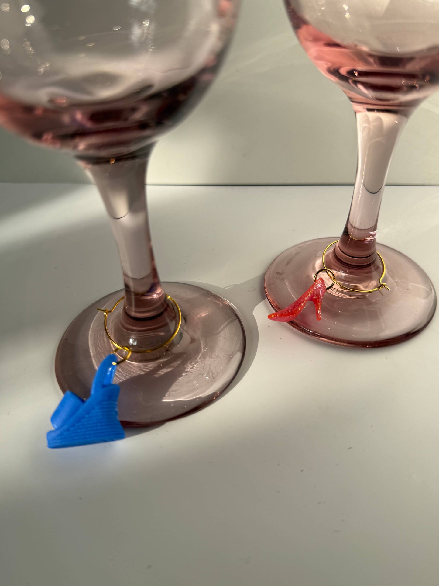 Vintage Barbie Doll Shoe Drink Markers/Wine Glass Charms