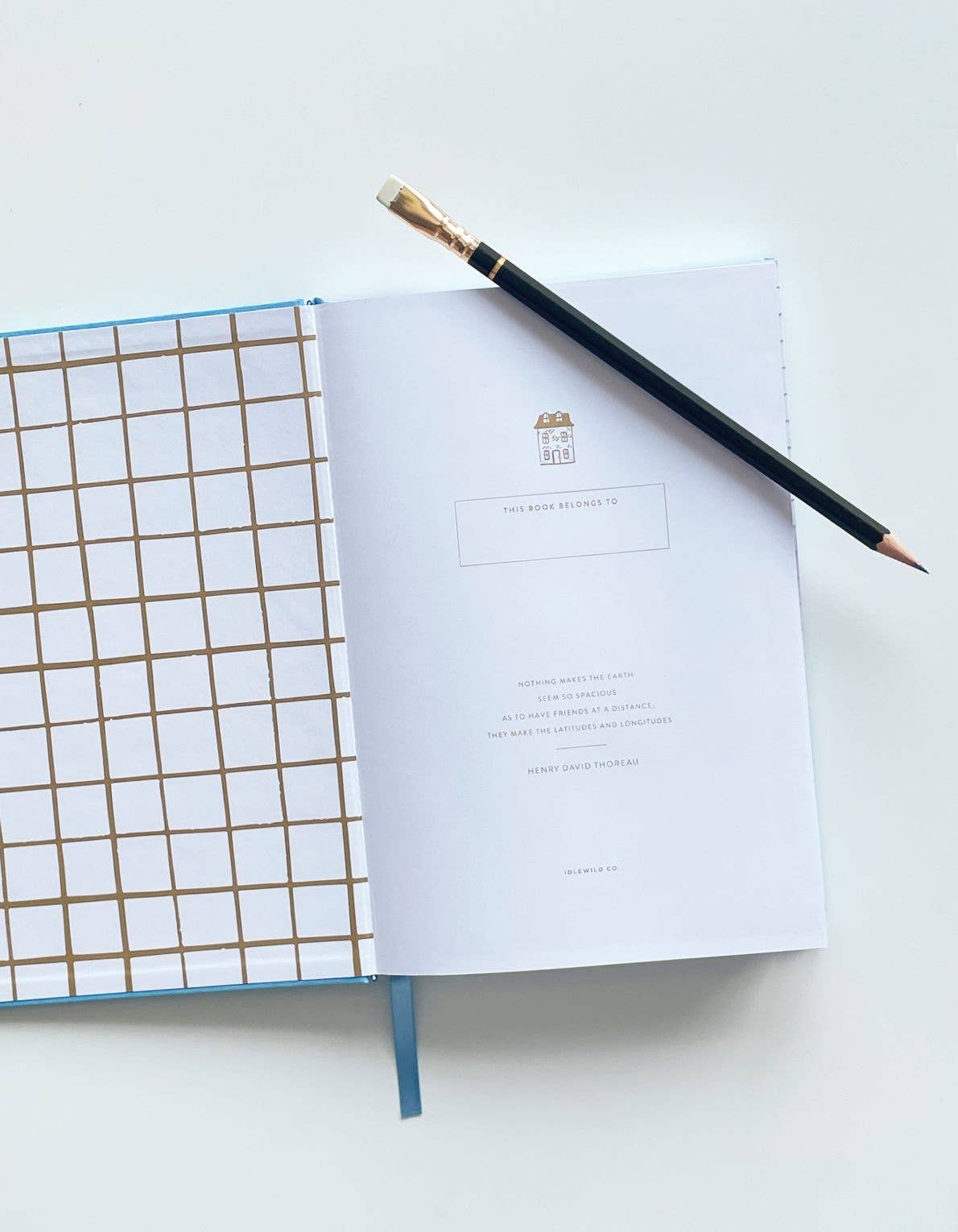 Houses (Blue) Address Book