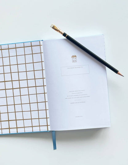 Houses (Blue) Address Book