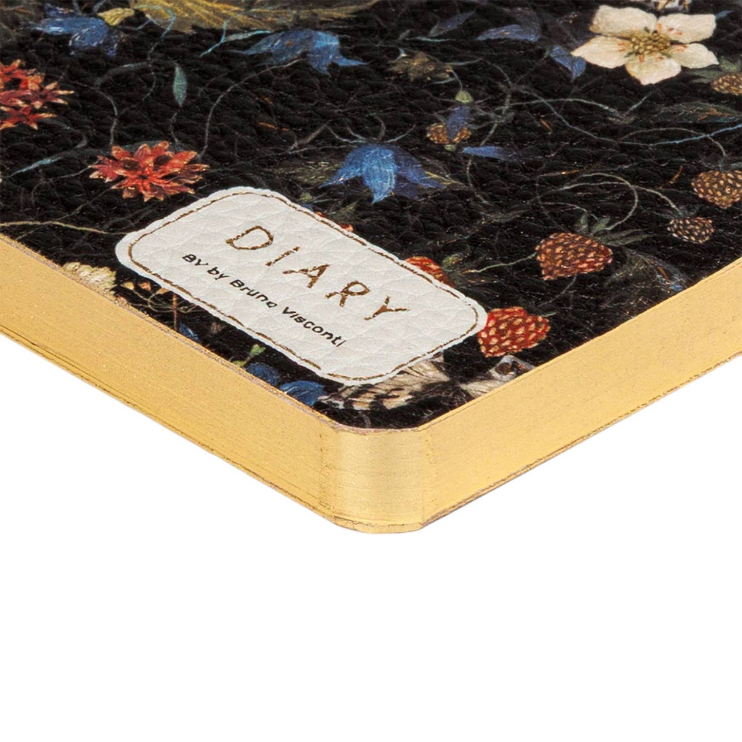 Horizontal Vegan Leather Weekly Planner - Forest Flowers