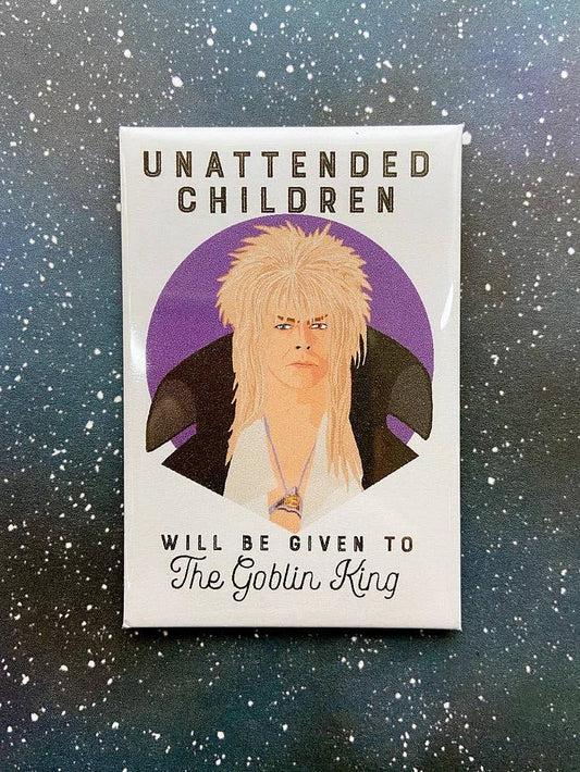 “Goblin King” The Labyrinth David Bowie Souvenir Magnet