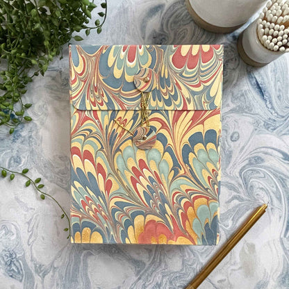 Monarch Notebook | Handmade, Marbled by Hand, FSC Paper