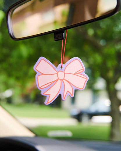 Classic Bow Air Freshener - Cherry Scent - Stocking stuffer, Holiday, Gift Guide