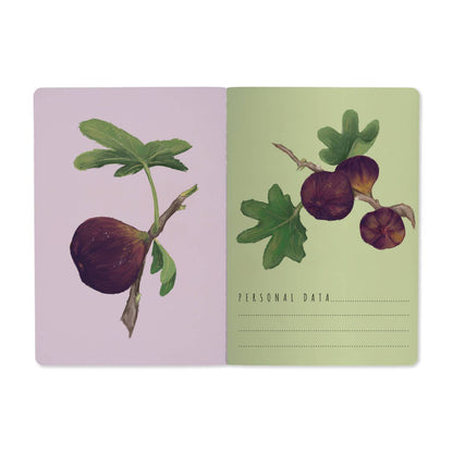 A5 Notebook -Figs on White