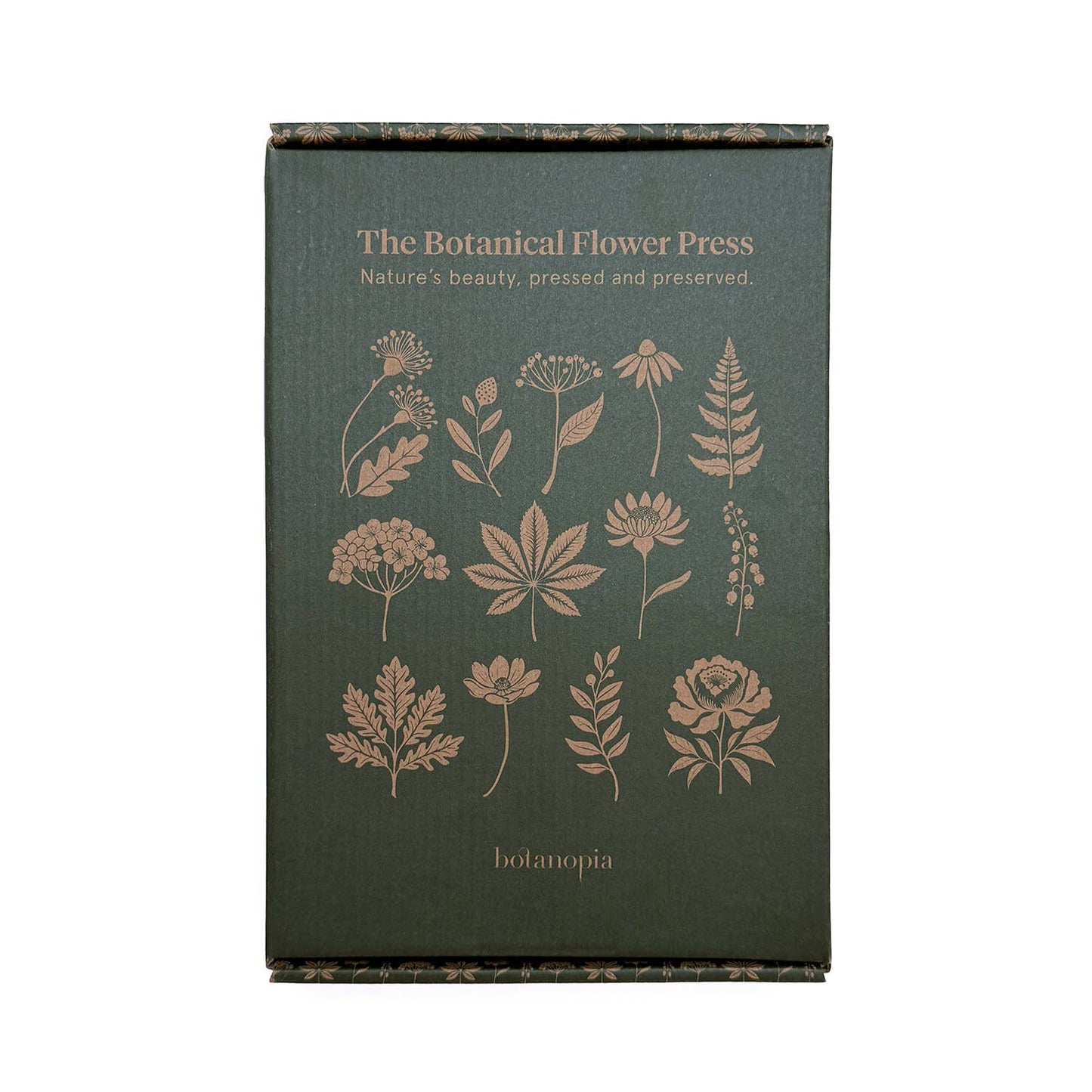 The Botanical Flower Press – Linen Cover & Gold Foil