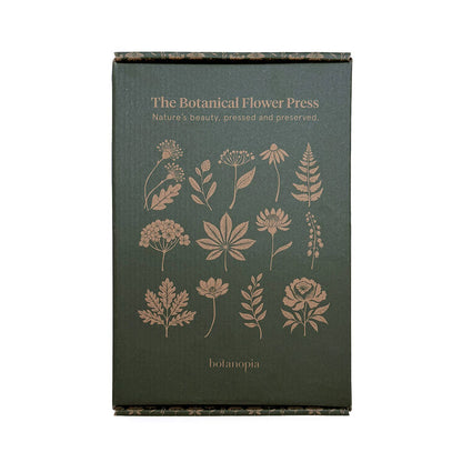 The Botanical Flower Press – Linen Cover & Gold Foil