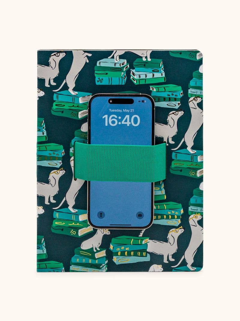 Smart Pups Casey Notebook with Phone Loop