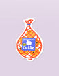 Cutie Mandarins Die Cut Sticker