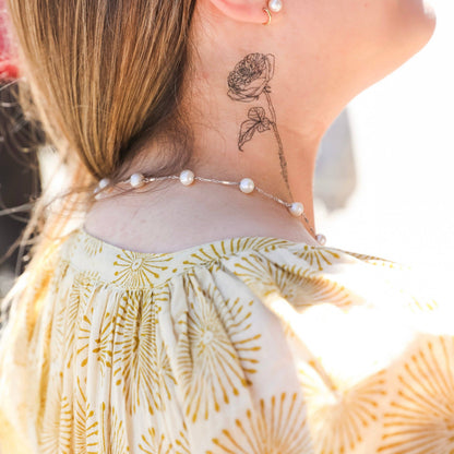 Wholesale WildFlora Floral Temporary Tattoos