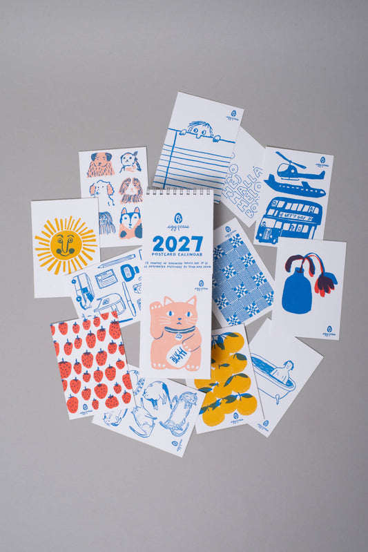 2027 Tear-off Postcard Illustrated Calendar