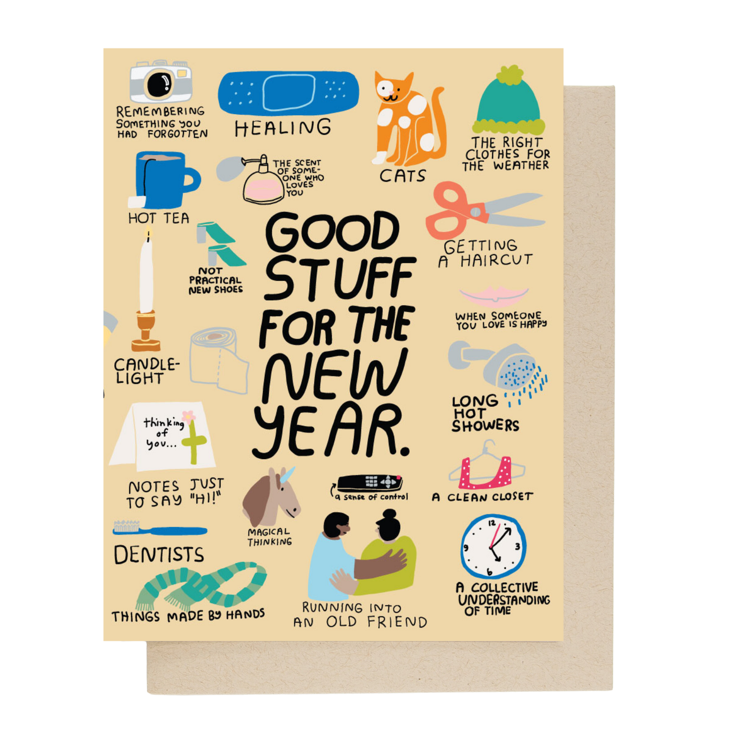 Good Things for the New Year Card - Case Pack of 6 Cards