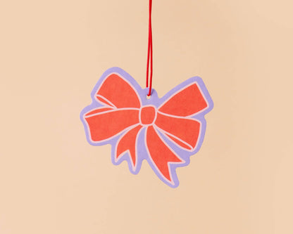 Classic Bow Air Freshener - Cherry Scent - Stocking stuffer, Holiday, Gift Guide