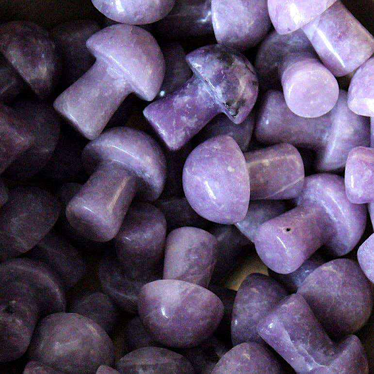 Lepidolite Mini Mushroom (Crystals & Stones)