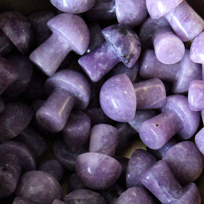 Lepidolite Mini Mushroom (Crystals & Stones)