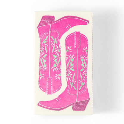 Pink Cowgirl Boots | Fun & Fancy Safety Matches