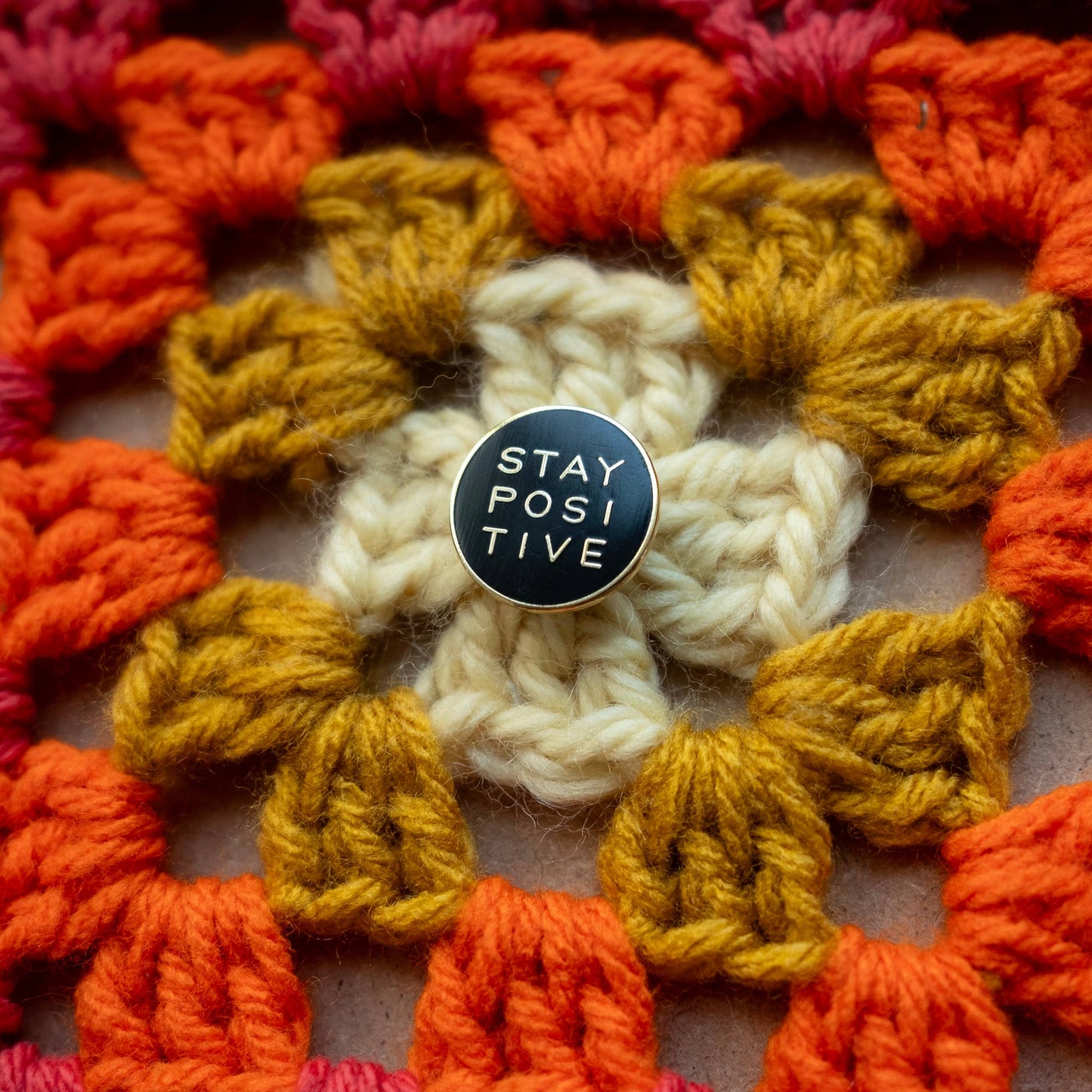 Stay Positive Enamel Pin