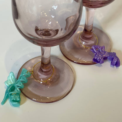 Vintage Barbie Doll Shoe Drink Markers/Wine Glass Charms